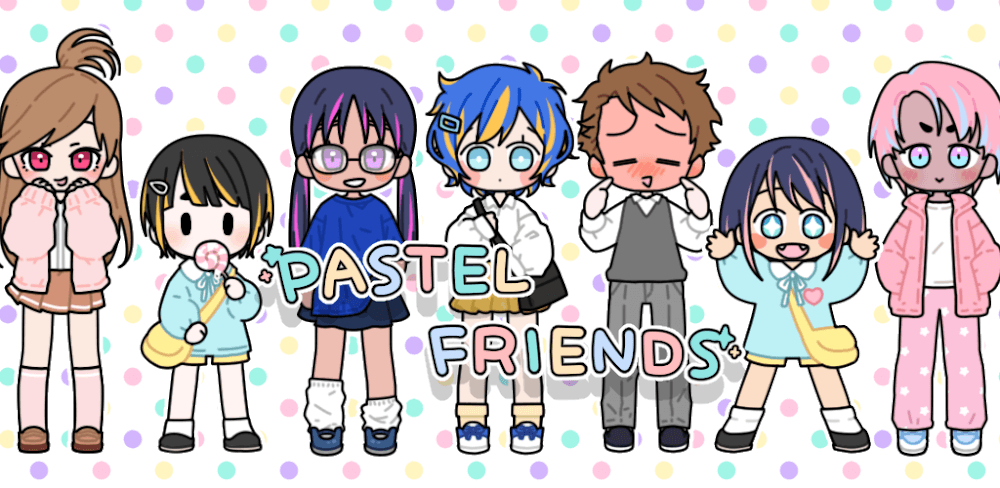 pastel friends dress up game 1